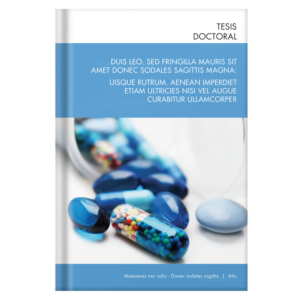 Portada de tesis doctoral, diseño 13 — plantilla gratis y personalizable con tus datos, logo de universidad y colores | imprimirtesis.com