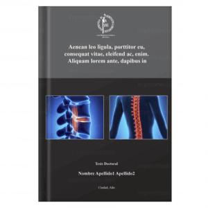 Portada de tesis doctoral, diseño 2 — plantilla gratis y personalizable con tus datos, logo de universidad y colores | imprimirtesis.com