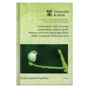 Portada de tesis doctoral, diseño 32 — plantilla gratis y personalizable con tus datos, logo de universidad y colores | imprimirtesis.com