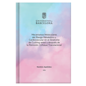 Portada de tesis doctoral, diseño 37 — plantilla gratis y personalizable con tus datos, logo de universidad y colores | imprimirtesis.com