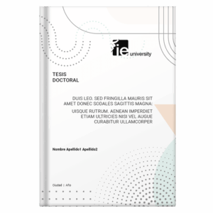 Portada de tesis doctoral, diseño 39 — plantilla gratis y personalizable con tus datos, logo de universidad y colores | imprimirtesis.com